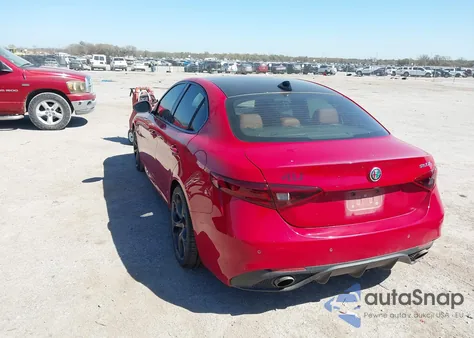 2019 Alfa Romeo Giulia Ti Sport Rwd from USA, damaged, VIN ZARFAMBN7K7602532